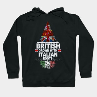 British Grown With Italian Roots - Gift for Italian With Roots From Italy Hoodie